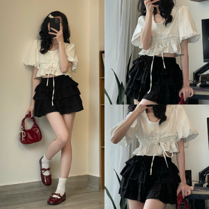 Falda Mini de Cintura Alta para Mujer, Casual, Ajustada, Suave, 100% Algodón, Varios Colores, Etiqueta Personalizada Coreana, Proveedor de Vietnam - Product Image 4