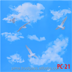 Plaques de plafond en PVC 2x2 carrées noires, motif géométrique 3D en relief de luxe pour la maison et la salle de conférence - Usine directe Pima Vietnam - Product Image 6