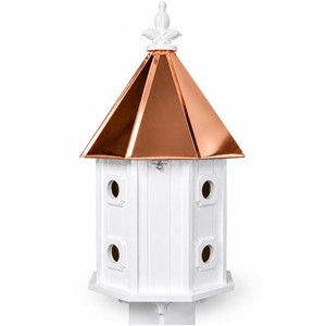 Nichoir pour oiseaux en teck artisanal de qualité supérieure - Vente en gros - Design de toit en cuivre - Product Image 4