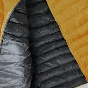 Chaqueta Acolchada Amarilla Más Vendida, de Poliéster, Resistente al Viento, con Cierre Frontal y Dos Bolsillos Laterales, para Invierno - Product Image 5