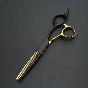 Ciseaux de barbier professionnels, ciseaux à effiler, ensemble d'outils de coiffure, ciseaux de coupe de cheveux pour salon, certifiés CE - Product Image 3