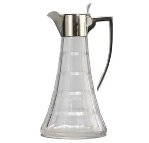 Purificador de agua para refrescos, destilador de agua, jarra de plástico, jarra de enjuague con tapa, vela, jarra de café