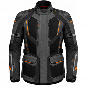 เสื้อแจ็คเก็ตมอเตอร์ไซค์ผ้าตาข่ายดีไซน์ใหม่ CE Armours ระบายอากาศได้ดี เหมาะกับทุกฤดู สำหรับผู้ชาย ขี่มอเตอร์ไซค์ผจญภัย  ผ้าคอร์ดูร่า - Product Image 1