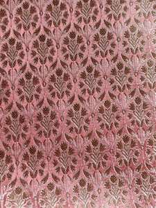 ผ้าแจ็คการ์ดลายดอกไม้ปักเลื่อมเนื้อผ้ามีลวดลายเมทัลลิก - Product Image 1