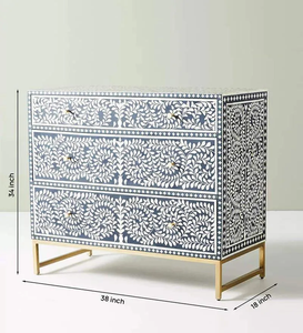 Armoire de salon de luxe en bois de os, faite à la main, design traditionnel antique, écologique, durable, personnalisable pour hôtel, chambre, école - Product Image 4