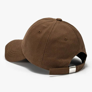 Casquette de baseball unisexe sportive en tissu éponge Dobby rayé, séchage rapide, pare-soleil rétractable, large bord, motif léopard/à pois, 100% coton - Product Image 4