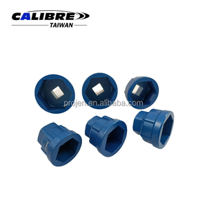 TAIWAN CALIBR 6pc 1/2" Dr. 24-38mm Aluminum Low <b>Profile</b> Oil Filter Cap Socket Wrench Set - Product Image 3