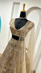 Indian Ethnic Party Wear for Wedding and Festive Function in Heavy Sequins Zari Work Lehenga Choli for Women Fancy Trendy Outfit - Product Image 3