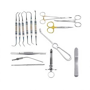 Juego de Instrumentos para Levantamiento de Seno en Implantes Dentales, Kit Quirúrgico Manual Clase II, Herramientas Recubiertas de Titanio Plateado para Cirugía General BY ZUOL. - Product Image 1