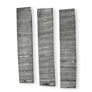 Ensemble de 3 lames Ahmad Fabric de 12 pouces en acier Damas, motif torsadé, qualité industrielle, à bord droit et pointe tombante, épaisseur 3 mm - Product Image 4