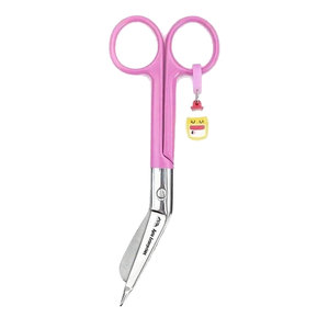 Ciseaux chirurgicaux roses manuels pour soins infirmiers, certifiés CE, en acier inoxydable médical personnalisé - Product Image 3