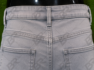 Shorts en jean respirant bleu clair pour homme, coupe droite, style streetwear vintage, tissé, taille mi-haute, décontracté, pour l'été - Product Image 6