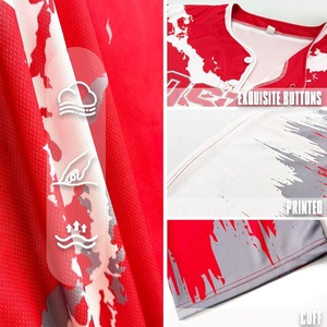 Camiseta de Béisbol Sublimada en Oferta, Personalizable, 100% Poliéster, Uniformes Deportivos para Equipos de Béisbol - Product Image 4