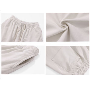 Service OEM Personnalisé – Short de Sport Homme 100% Coton avec Logo Personnalisé, Ourlet Fendu, Effet Délavé à l'Acide, Cordon de Serrage – Idéal Entraînement, Fitness, Course à Pied - Product Image 4