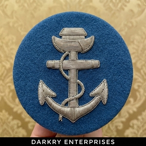 Écusson personnalisé en fil de métal brodé à la main Pythagore Maçonnique, noir, or, argent, accessoires de régalia, badge de loge personnalisé - Product Image 2