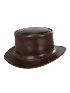 Chapeau de cowboy en cuir artisanal de style occidental, pour ranch, rodéo, équitation, extérieur, mode, à large bord, qualité supérieure - Product Image 6