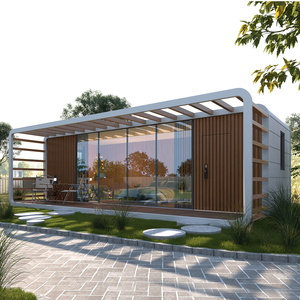 Cabaña Apple <span class=keywords><strong>de</strong></span> 20 pies y 40 pies, Hotel Modular <span class=keywords><strong>de</strong></span> Acero, <span class=keywords><strong>Casa</strong></span> Modular Prefabricada para Playa, Oficina Móvil - Product Image 1