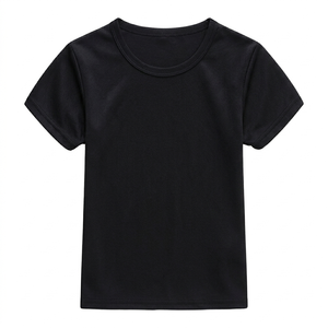 Summer Cool Men's T-Shirt OEM Style 100% Cotton Custom Logo Short Sleeve Round Neck Casual <b>Top</b> Solid Pattern Knitted Fabric - Product Image 5