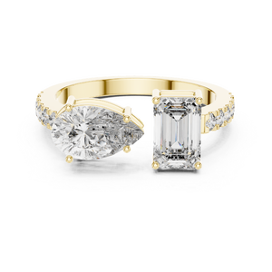 2.1ct <b>Emerald</b> Cut Moissanite Engagement <b>Ring</b> 925 Sterling <b>Silver</b> Rhodium Plated IGI Certified Luxury Handmade Fine Jewelry <b>Ring</b> - Product Image 1