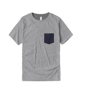 Wholesale <b>Mens</b> Front Pocket T <b>Shirts</b> Next Level Style Tearaway Tag Soft Combed Cotton Blank Pocket T <b>Shirts</b> Bulk - Product Image 1