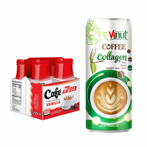 VINUT Collagen Coffee 320ml-Sin OGM, sin lácteos, sin gluten, Premium Arabica & Robusta Beans, Etiqueta Privada, OEM/ODM - Product Image 1