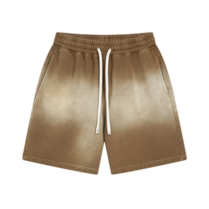 Shorts Homme Personnalisés Style Urbain 100% Coton à Cordon de Serrage Mi-Taille, Tissu Tricoté Respirant, OEM/ODM, Marque Privée, Vente en Gros - Product Image 4