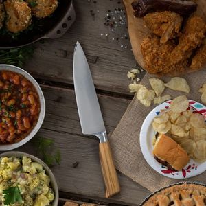 Couteaux de chef professionnels pour la cuisine, la préparation des aliments, la découpe des légumes, la découpe de la viande, le hachage et la cuisine quotidienne - Product Image 6
