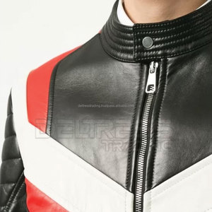 เสื้อแจ็กเก็ตหนังลำลองสำหรับผู้ชายเสื้อแข่งรถยนต์แบบเรียบง่ายระบายอากาศได้ดีทันสมัยออกแบบได้ตามต้องการความสบายสูงสุด - Product Image 5