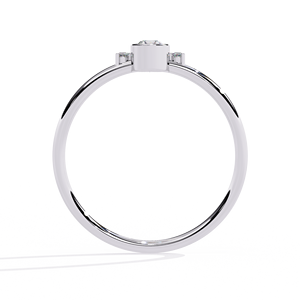 Anillo de compromiso de diamantes cultivados en laboratorio con certificado IGI de Loista Jewels, anillo de oro con diamantes cultivados en laboratorio para mujer, joyas finas. - Product Image 4