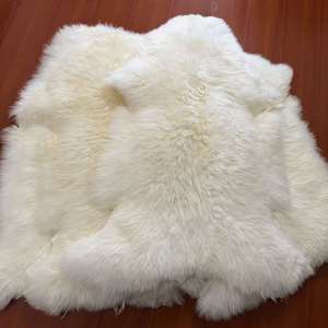 Piezas enteras de piel de oveja australiana para cojines de sofá, alfombras de piel de oveja de alta gama para decoración. - Product Image 4