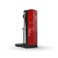 Équipement de fitness QLI : Machine multifonctionnelle sur pied avec pile de poids de 120 kg, réglable, en acier, pour usage domestique et commercial, pour le renforcement du dos