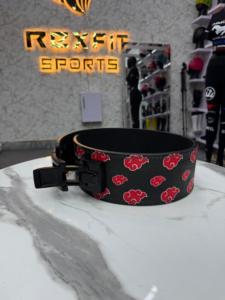 Cinturón de Levantamiento de Pesas Rexfit, Diseño Deportivo de Alta Resistencia con Estampado de Dibujos Animados en Piel de Vaca y Transferencia Térmica - Product Image 5