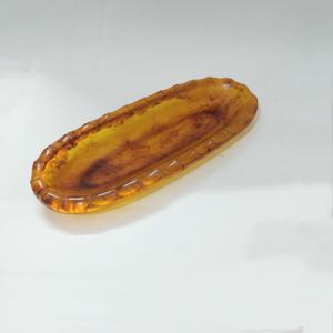 Plato Decorativo de Resina Hecho a Mano con Patrón de Mármol Inspirado en el Océano para Servir Quesos, Tapas y Aperitivos - Product Image 5