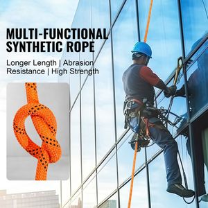 Cuerda de Poliéster Trenzada Multiusos para Arboricultura, 8000 LBS de Resistencia a la Tensión, 120 Pies, 1/2 Pulgada, 48 Hilos - Product Image 1