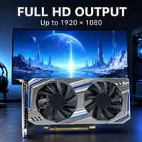 Nouvelle carte graphique Silver GTX 550 Ti 6 Go GDDR5 192 bits 1080p DirectX 11 pour jeux PC, double ventilateur pour DVI VGA GPU de bureau