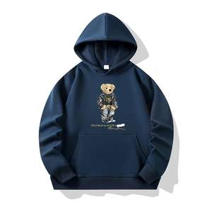 Sudadera con Capucha Premium para Hombre, Manga Larga, Transpirable, de Secado Rápido, Tela de Forro Polar, Logotipo Personalizado, Holgada, para Invierno, Estilo Ralph Lauren - Product Image 6