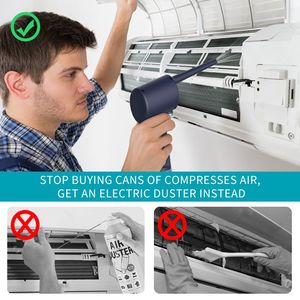 Nuova Generazione di Compressore d'Aria Elettrico 33000 RPM per Pulizia di Tastiere e Dispositivi Elettronici - Product Image 4