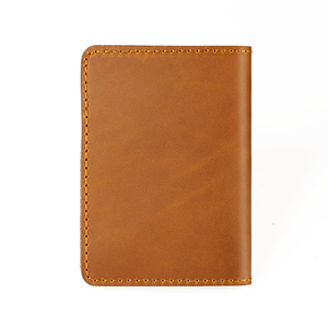 Porta Pasaportes de Cuero Genuino, Minimalista y Delgado, Funda para Tarjetas de Viaje de 7 Pulgadas, en Marrón, Verde, Azul, Negro y Rojo - Product Image 3