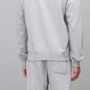 Customizable Design Men Modern Pullover Sweatshirt / <b>Crafted</b> With Smooth Texture And Relaxed Shape For Winter With Full Sleeves - Product Image 6