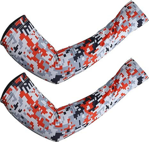 Manchon de compression respirant pour hommes et femmes, en nylon élastique, protection solaire UV, pour le sport et le coude - Product Image 1
