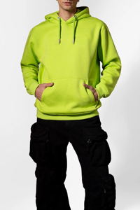 Sudadera con Capucha Personalizada de Invierno para Hombre, Estilo Urbano, de Poliéster/Algodón, con Logotipo Frontal, de Alta Calidad, Corte Regular, 400g GSM - Product Image 4