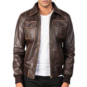 Chaqueta de Motero de Cuero Impermeable Negra para Hombre, con Logotipo Personalizado OEM, Estilo Urbano, Fabricada en Fábrica Ecológica - Product Image 6