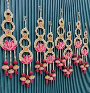 Decorative Fabric <b>Wall</b> Hanging Handmade Home Decor for Stylish Interior Decorations Weddings and Festive Celebrations - Product Image 6