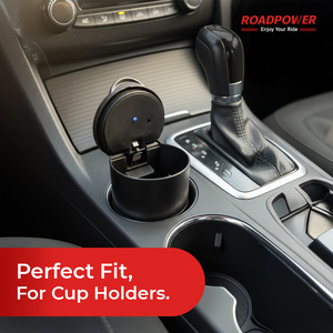 ROADPOWER (RP-ASH-10) Multifunction <b>Car</b> Ashtray With <b>LED</b> <b>Light</b> Smokeless And Odor Reducing Compatible Cup Holder - Product Image 3