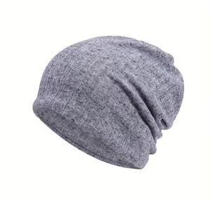 Unisex Acrylic Knitted <b>Beanie</b> Hat Color Blocking Casual Style Adult Winter Warm Breathable <b>Waterproof</b> Adjustable Headwear - Product Image 5