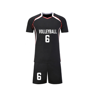 OEM Service Wholesale Sportswear Volleyball <b>Uniforms</b> Customized Design Sleeveless Short Volleyball Jersey Men's - Product Image 3
