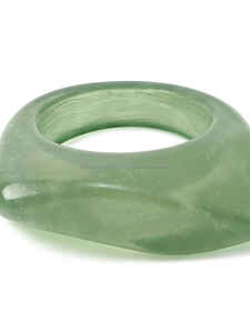 Anillo de resina de moda colorido hermoso pulido hecho a mano de la mejor calidad personalizado al por mayor para mujer hecho a mano en la India - Product Image 3