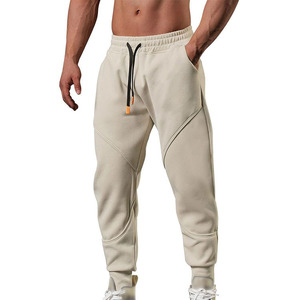 Pantalones Deportivos de Lona para Hombre, Estilo Urbano, Personalizados por el Fabricante, de Pierna Ancha, Cintura Doble, Ecológicos y Transpirables para Uso Casual - Product Image 1