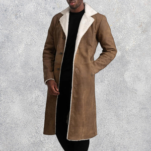 Manteau en cuir premium pour homme, vêtement d'hiver en fourrure de haute qualité, fournisseur en gros, veste en fourrure durable pour homme, meilleure qualité ODM - Product Image 5