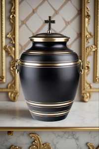 Urnas Decorativas Modernas Hechas a Mano de la Mejor Calidad para Cenizas de Adultos, Uso Funerario y de Entierro para Hombres y Mujeres - Product Image 4